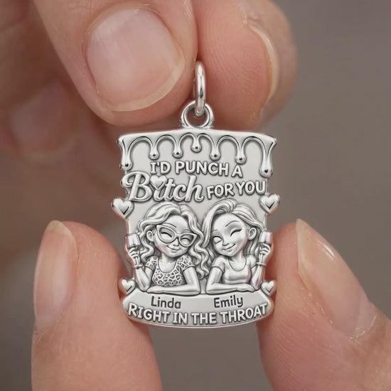 Loyal Bestie Wine Night Charm Bracelet – Personalized Friend Gift – product video