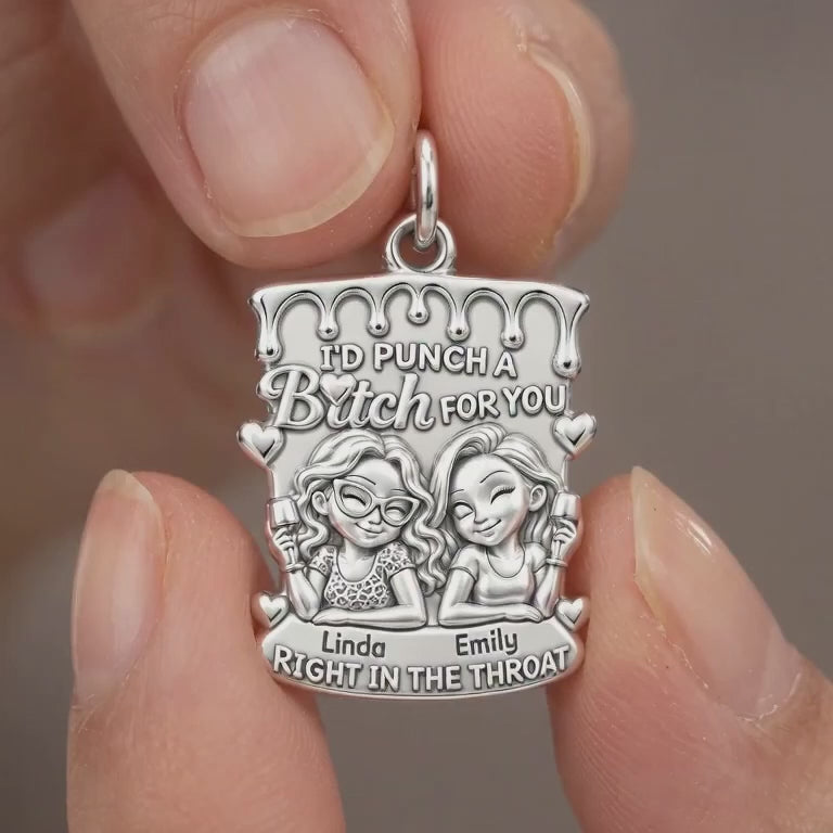 Loyal Bestie Wine Night Charm Bracelet – Personalized Friend Gift – product video