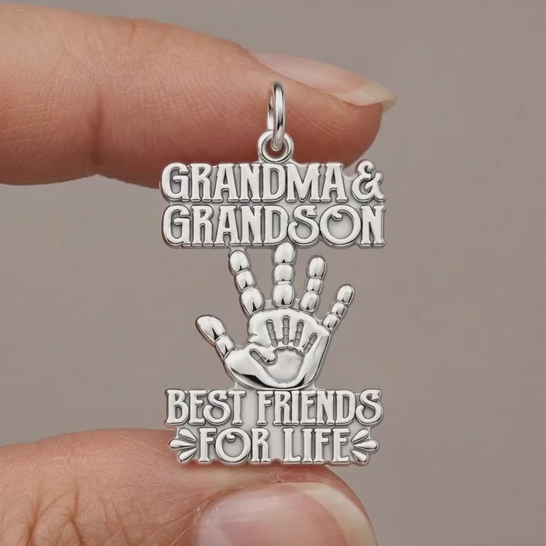 Grandma and Grandson Charm Bracelet – Personalized Nana Gift – product video