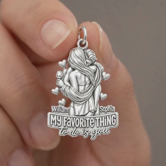 My Favorite Thing Charm Bracelet – Personalized Couple Gift – product video