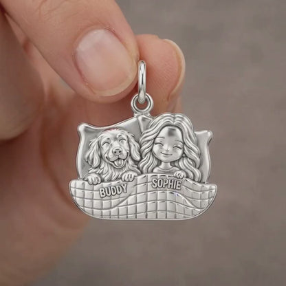 Cozy Bedtime Cuddles Charm Bracelet – Personalized Dog Mom Gift – product video