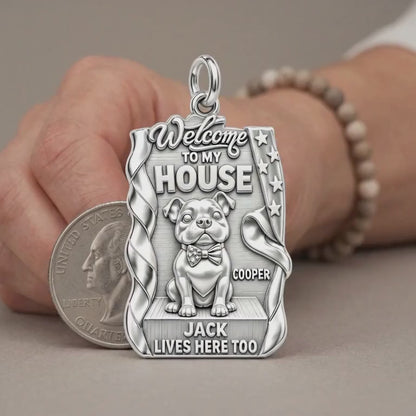 Welcome To My House Charm Bracelet – Personalized Dog Mom Gift – product video