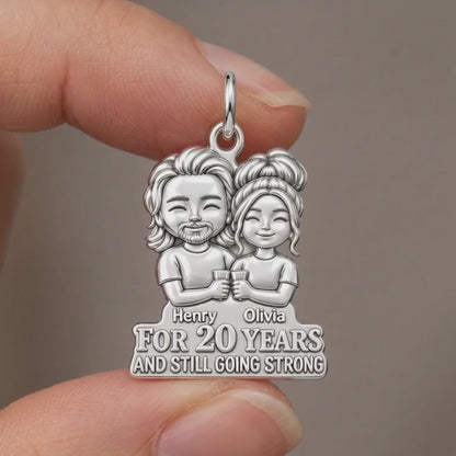 Still Going Strong Charm Bracelet – Personalized Couple Gift – product video