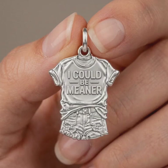 I Could Be Meaner Charm Bracelet – Personalized Bestie Gift – product video