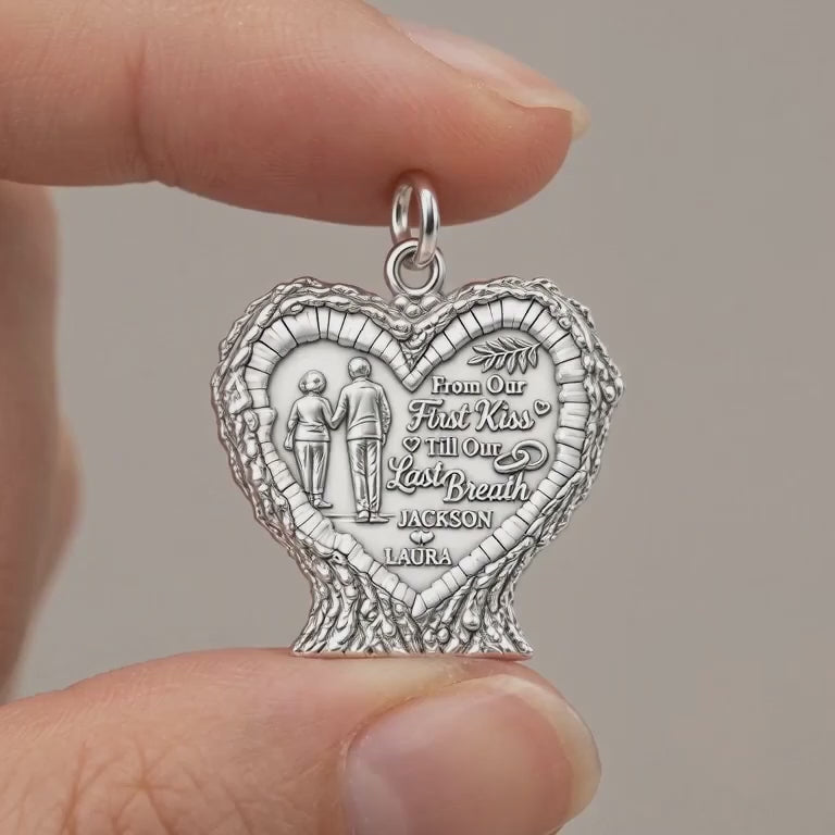 First Kiss to Last Breath Charm Bracelet – Personalized Couple Gift – product video