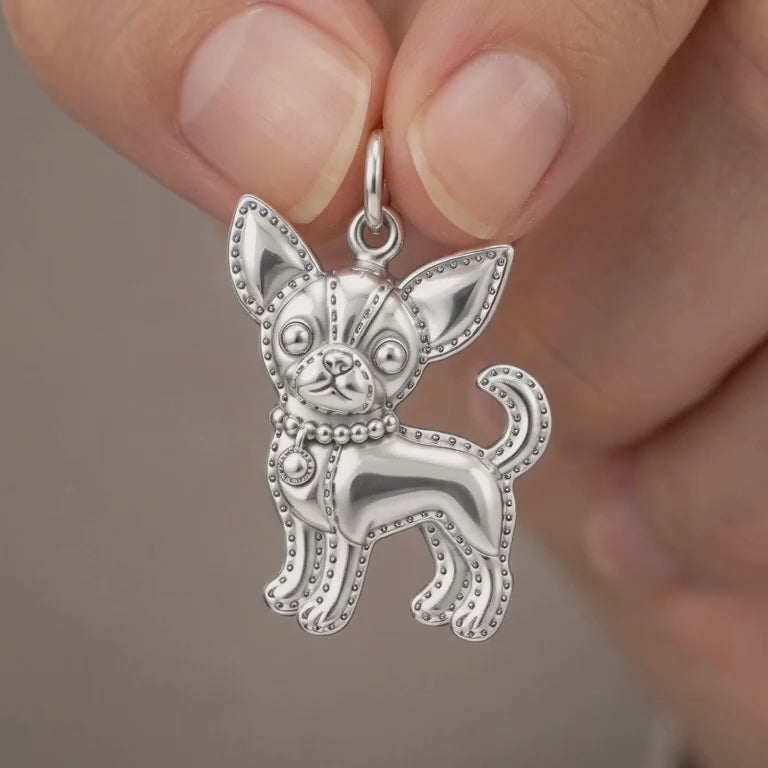 Custom Sculpted Soulmate Charm Bracelet – Personalized Dog Mom Gift – product video
