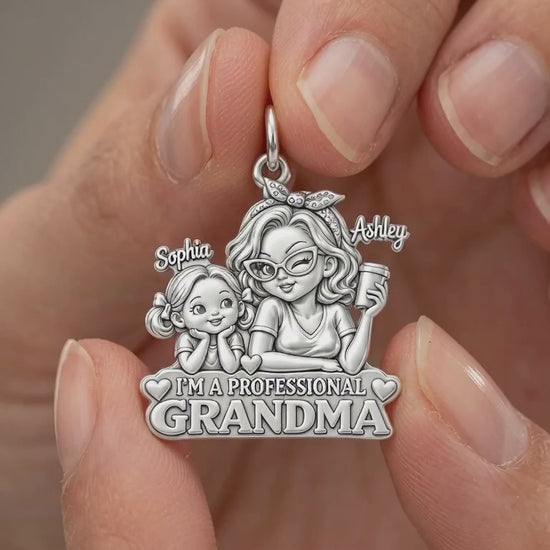 Professional Grandma Charm Bracelet – Personalized Nana Gift – product video