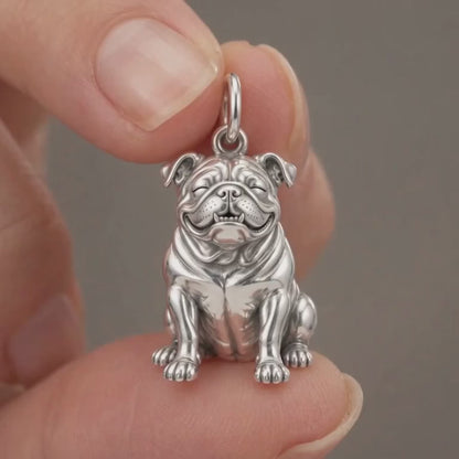 Signature Expression of Bulldog Charm Bracelet – Personalized Dog Mom Gift – product video