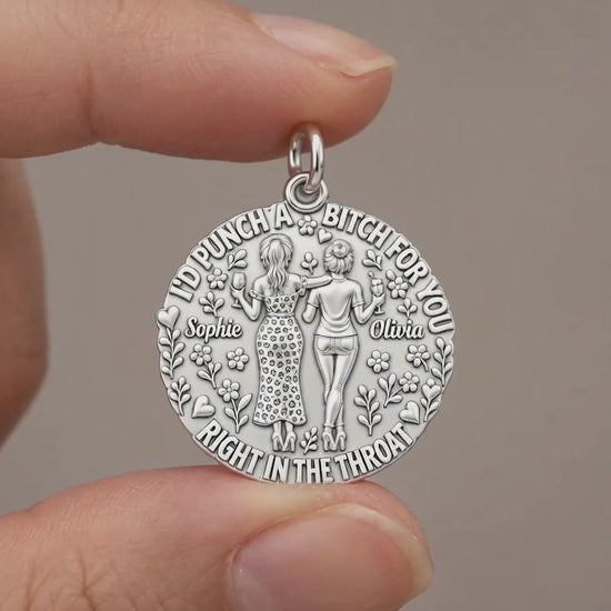 Ride or Die Bestie Charm Bracelet – Personalized Best Friend Gift – product video