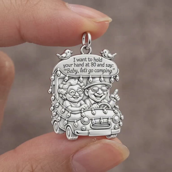 Baby Let's Go Camping Charm and Polyester Cord Bracelet Set – product video