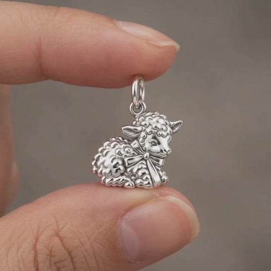 Gentle Little Lamb Charm Bracelet – Personalized Gift – product video