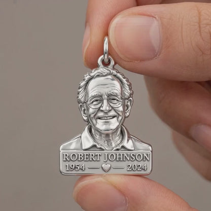 Eternal Portrait Tribute Charm Bracelet – Personalized Memorial Gift – product video