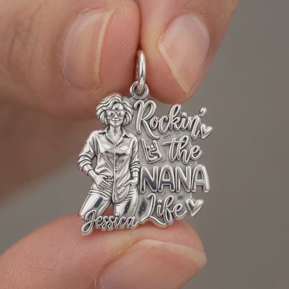 Rockin' The Life Charm Bracelet – Personalized Nana Gift – product video