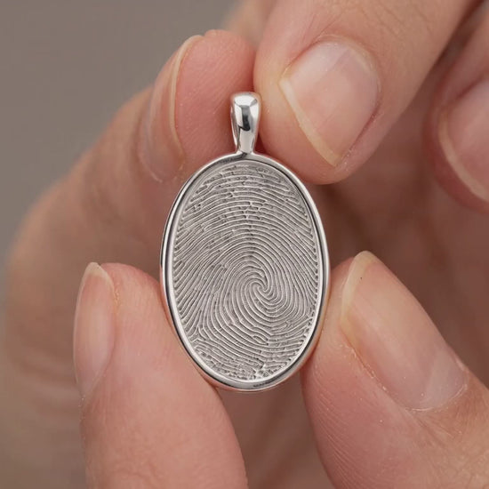 Fingerprint Engraved Charm – A Timeless Token of Love