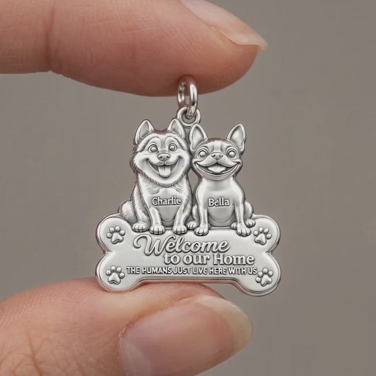 Welcome to Our Home Charm Bracelet – Personalized Dog Mom Gift – product video