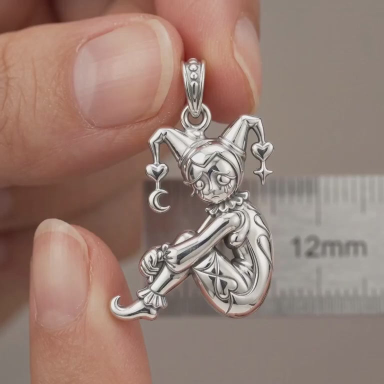 Crying Jester Charm Bracelet – Personalized Best Friend Gift – product video
