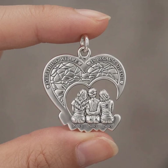 Everything We Are Heart Charm Bracelet – Personalized Mom Gift – product video