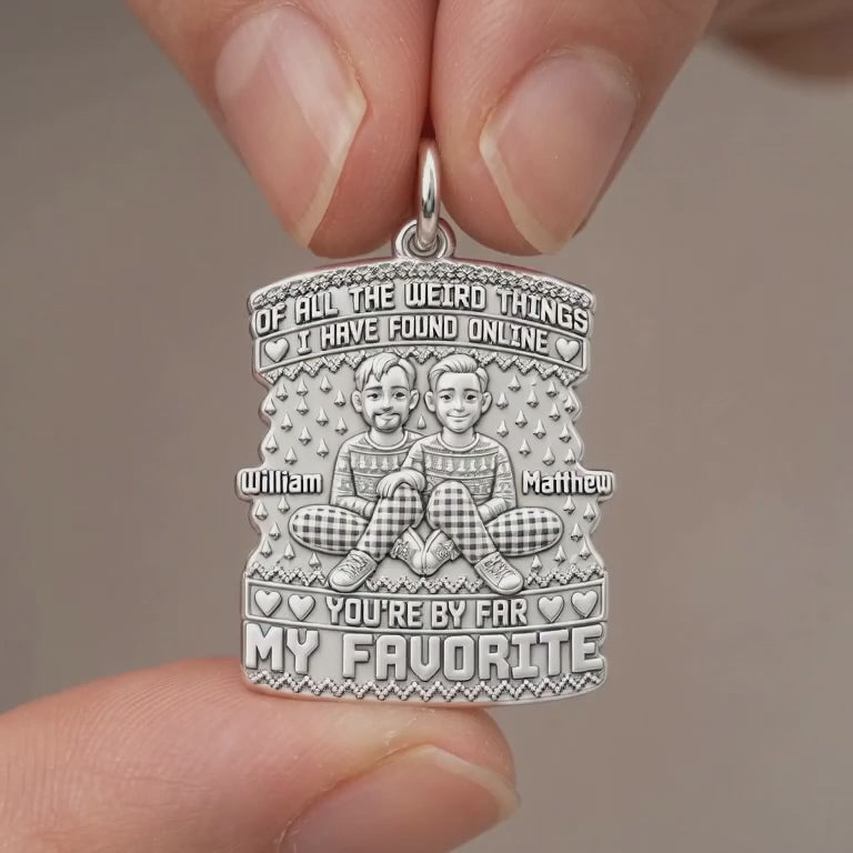 Favorite Weird Find Charm Bracelet – Personalized Couple Gift – product video