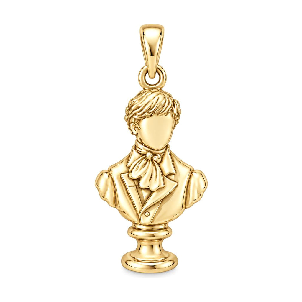 Price And Prejudice Bracelet – Timeless Love Keepsake – 18K gold charm, front view