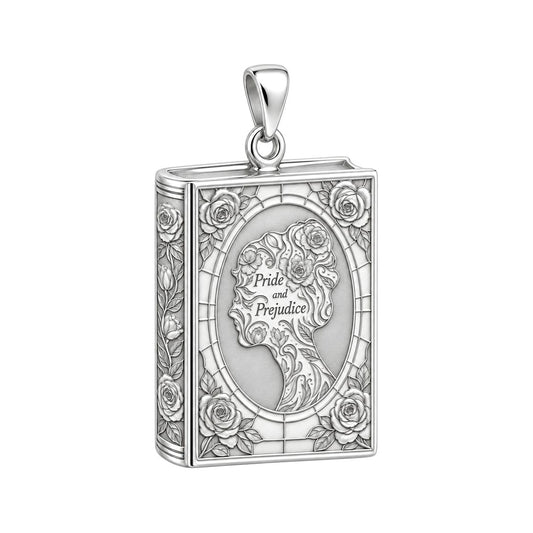 Pride and Prejudice Book Charm and Polyester Cord Bracelet Set