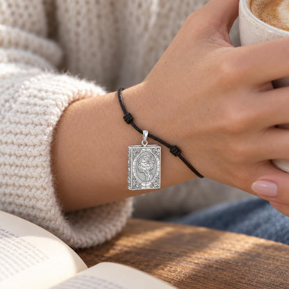 Pride and Prejudice Book Charm and Polyester Cord Bracelet Set
