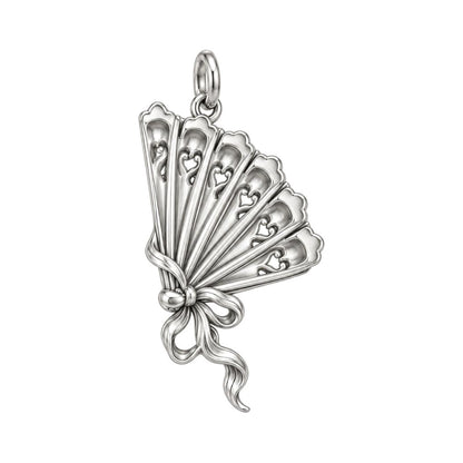 Pride and Prejudice Fan Huggie Charm Earrings – back of the charm, engraving area