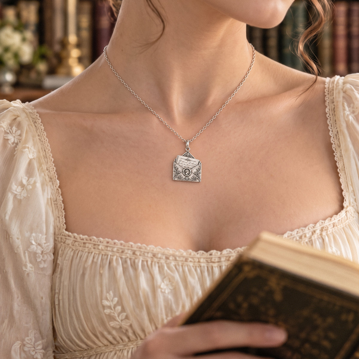 Pride and Prejudice Inspired Letter Charm