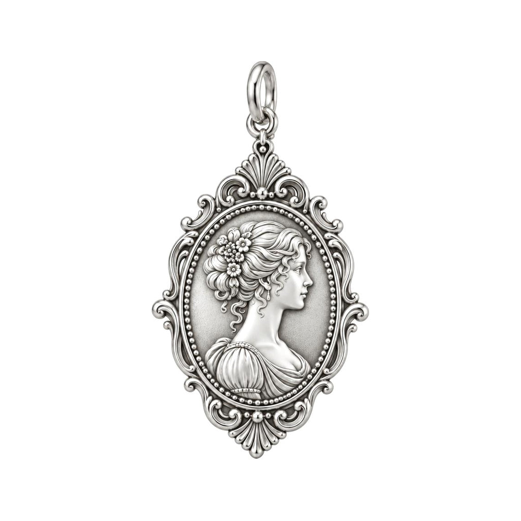 Pride and Prejudice Inspired Regency Heroine Cameo Charm