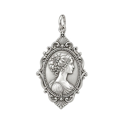 Pride and Prejudice Inspired Regency Heroine Cameo Charm