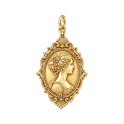 Pride and Prejudice Inspired Regency Heroine Cameo Charm