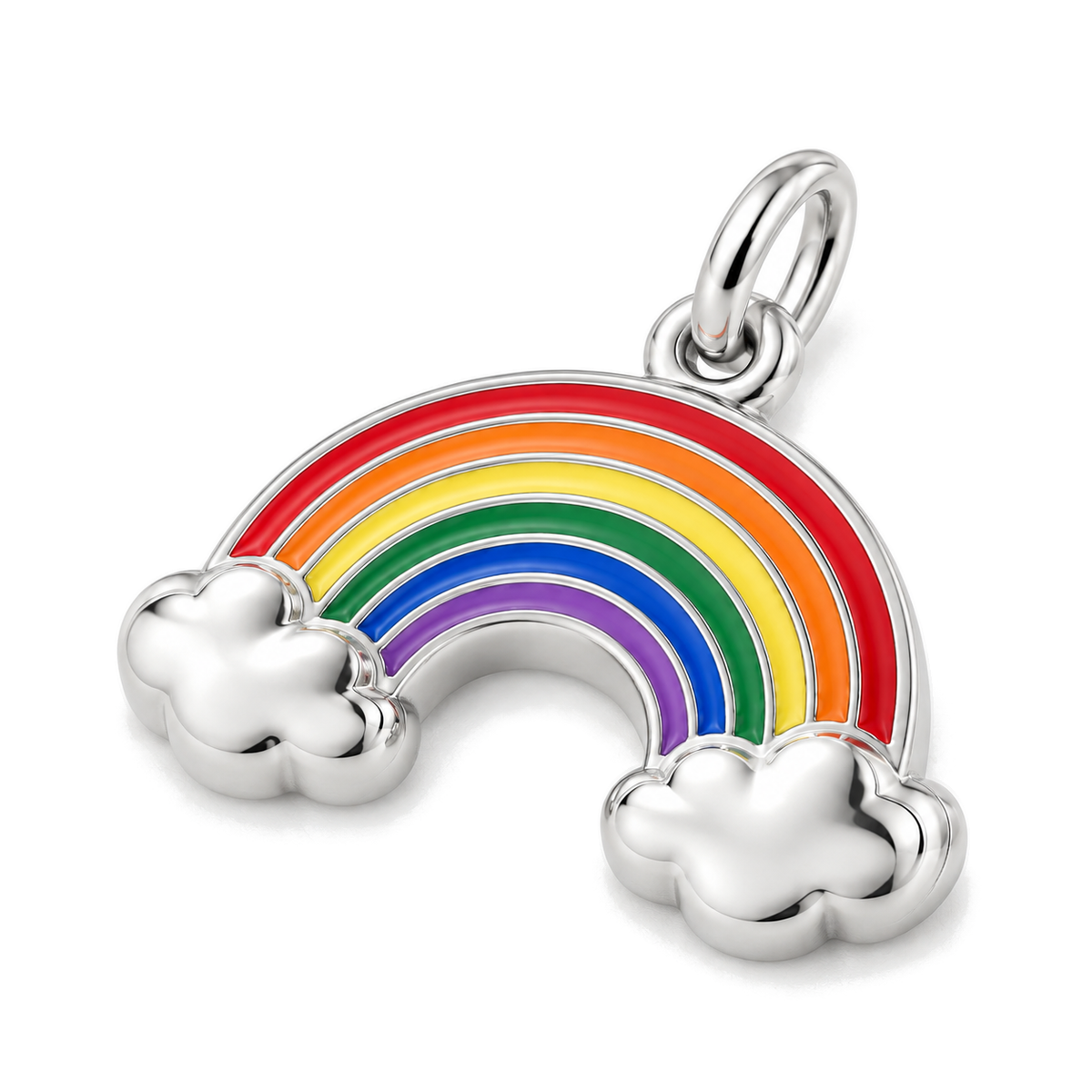 Pride Rainbow Charm — Silver Super Macro | charm-topics-remaining-444-2026-09-14 | topic-311