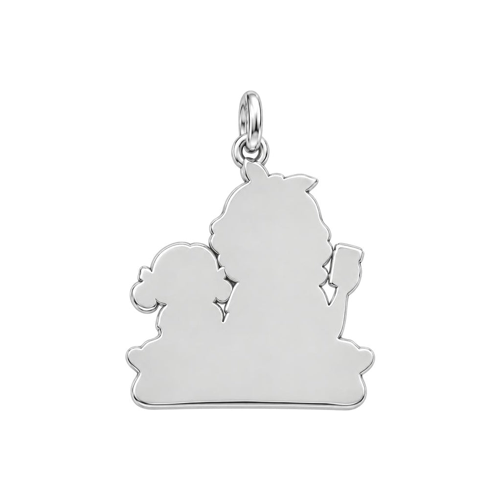 Professional Grandma Charm Bracelet – Personalized Nana Gift – back of the charm, engraving area