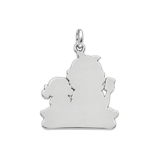 Professional Grandma Charm Bracelet – Personalized Nana Gift – back of the charm, engraving area