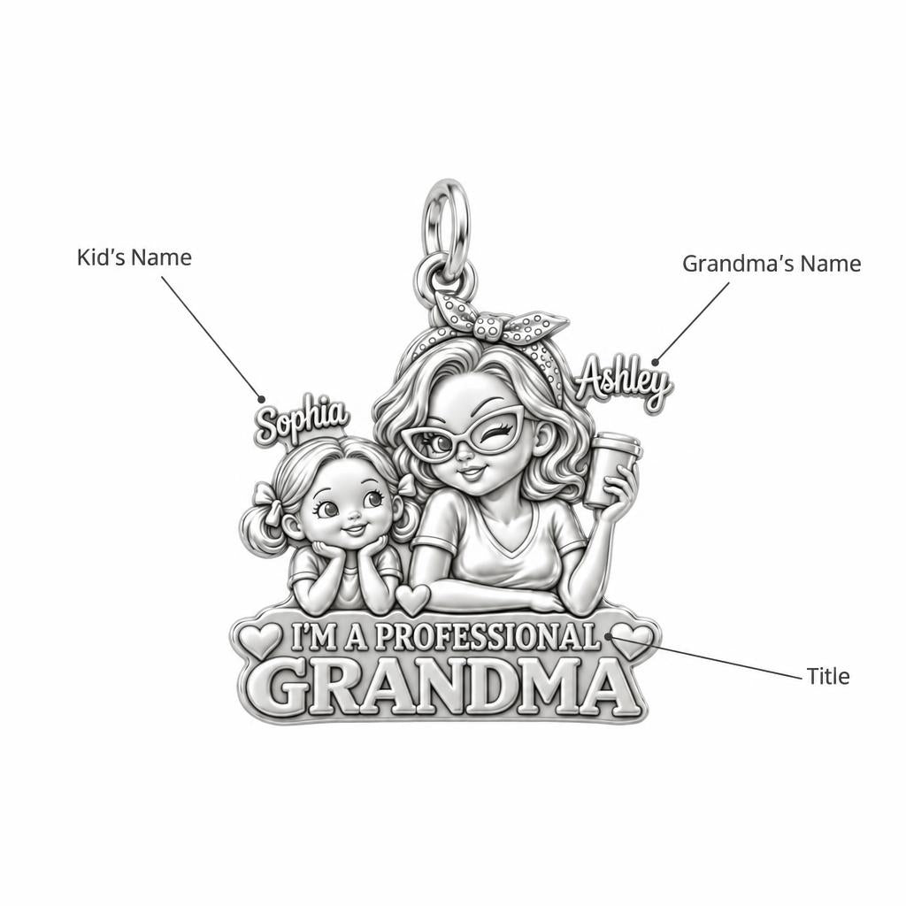 Professional Grandma Charm Bracelet – Personalized Nana Gift – personalization guide