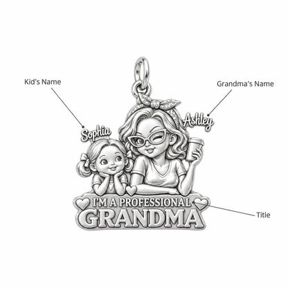 Professional Grandma Charm Bracelet – Personalized Nana Gift – personalization guide