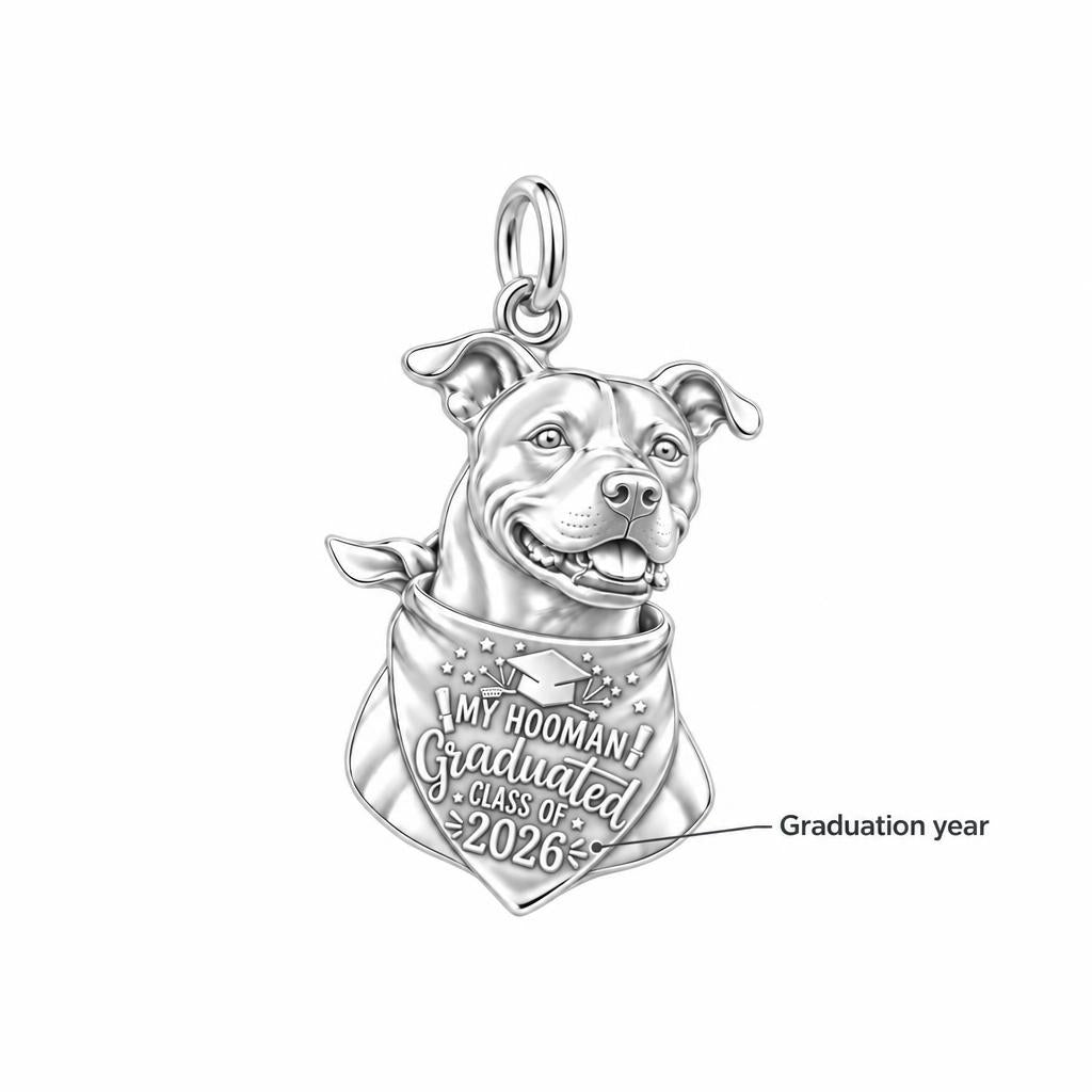Proud Grad Hooman Charm Bracelet – Personalized Grad Gift – personalization guide