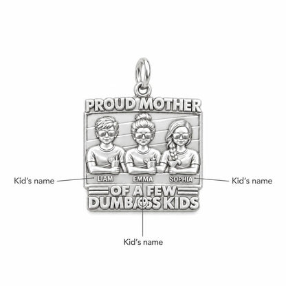 Proud Mother Dumbass Kids Charm Bracelet – Personalized Mom Gift – personalization guide