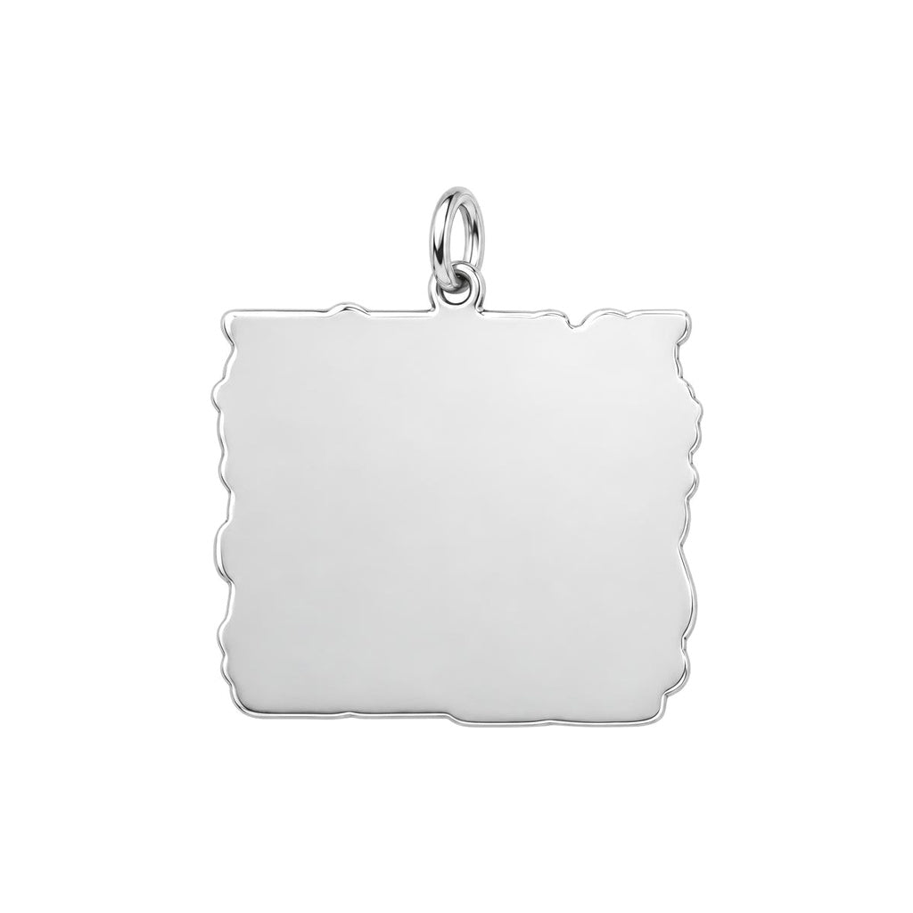 Queen Forever Charm Bracelet – Personalized Wife Gift – back of the charm, engraving area