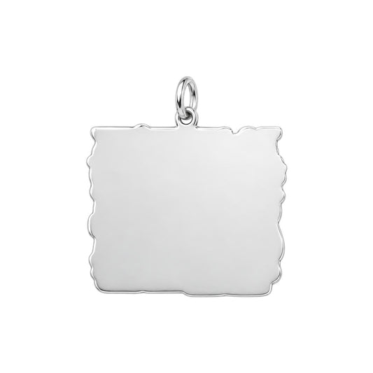 Queen Forever Charm Bracelet – Personalized Wife Gift – back of the charm, engraving area