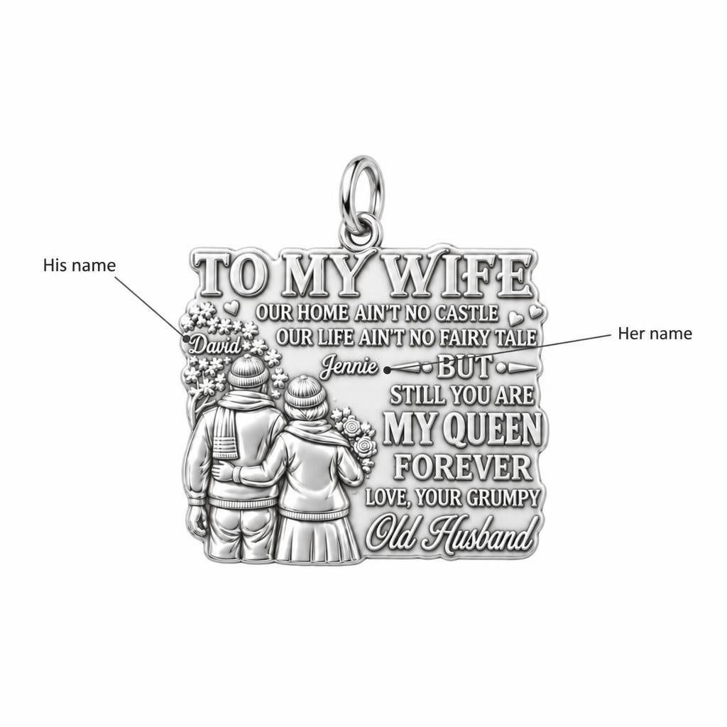 Queen Forever Charm Bracelet – Personalized Wife Gift – personalization guide