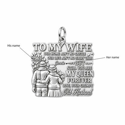 Queen Forever Charm Bracelet – Personalized Wife Gift – personalization guide