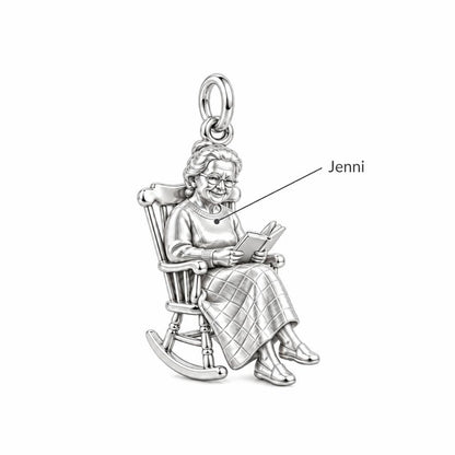Reading Grandma Charm Bracelet – Personalized Nana Gift – personalization guide