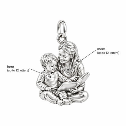 Reading Together Storytime Charm Bracelet – Personalized Mom Gift – personalization guide