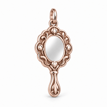 Reflection in Bloom Charm — Rose Gold | charm-topics-remaining-444-2026-09-14 | topic-359