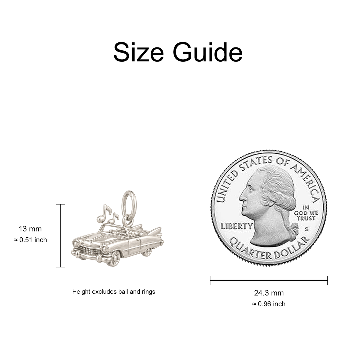 Retro Car Charm — Size Guide — 13 mm body excluding bail and rings — 50-works-silver-20260916-146