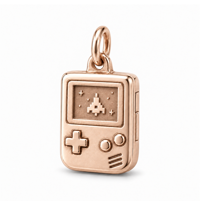 Retro Game Charm — Rose Gold | charm-topics-remaining-444-2026-09-14 | topic-179