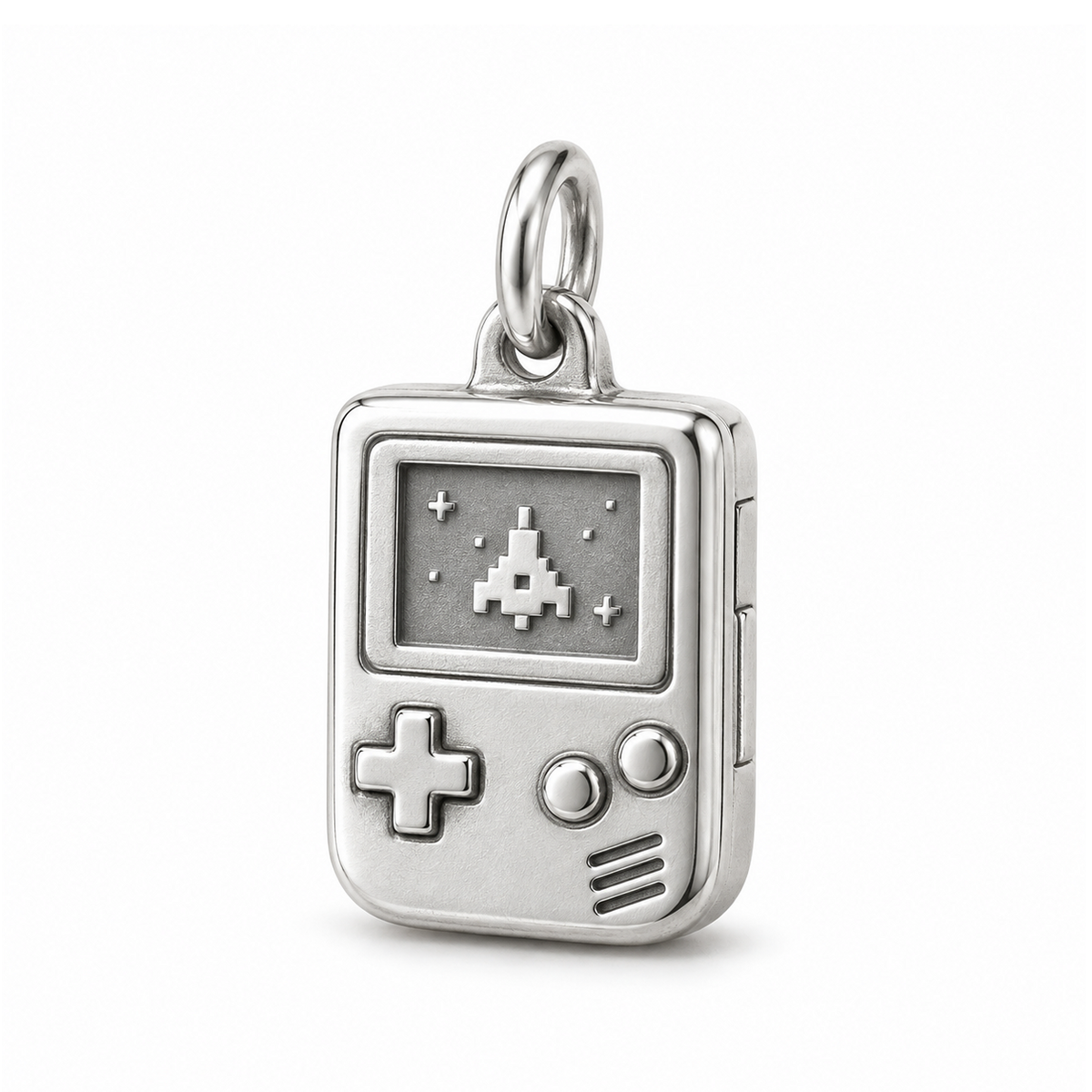 Retro Game Charm — Silver | charm-topics-remaining-444-2026-09-14 | topic-179