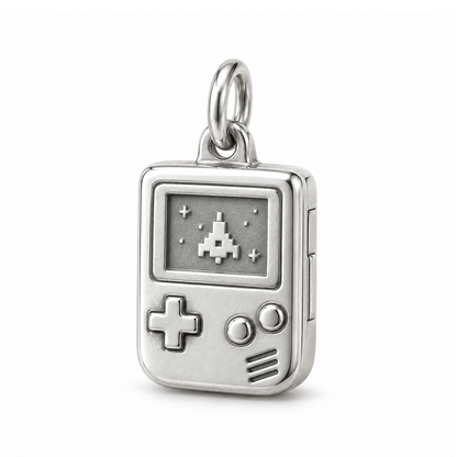 Retro Game Charm — Silver | charm-topics-remaining-444-2026-09-14 | topic-179