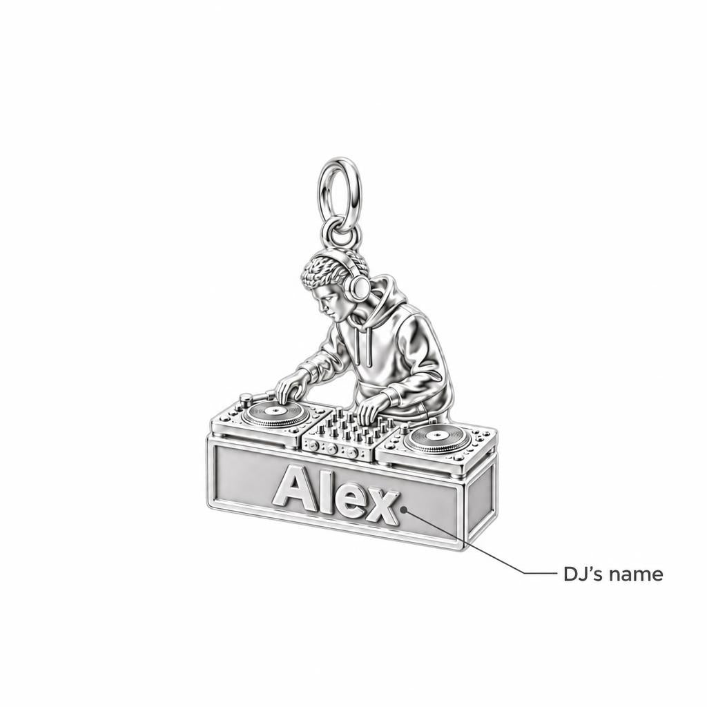 Rhythm and Flow DJ Charm Bracelet – Personalized Artist Gift – personalization guide