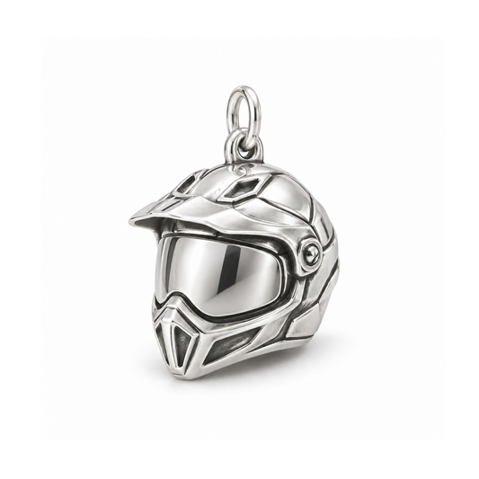 Ride Beyond Helmet Charm — Silver | charm-topics-remaining-444-2026-09-14 | topic-350